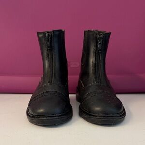 TuffRider Kids equestrian front zip paddock boots size 13 horse riding boots